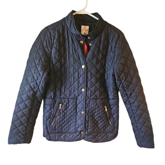 Cat & Jack navy quilted barn jacket sz XL - Picture 2 of 5